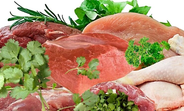 Niedriges Fleisch